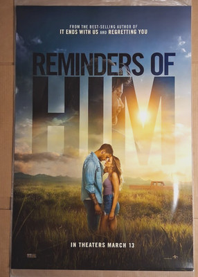 REMINDERS OF HIM Orig 27x40 DS Movie Theater Poster Colleen Hoover Lainey Wilson