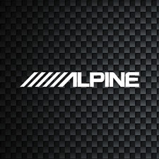 Alpine Audio Vinyl Decal For Cars Trucks Window Laptop Vinyl Sticker Alpine Audio Vinyl Decal For Cars Trucks Window Laptop Vinyl Sticker