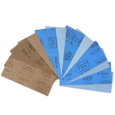 9X3.6 Inch 18 Sheets Sandpaper, Wet or Dry 5000-15000 Grit 6 Assortment Sand Pap
