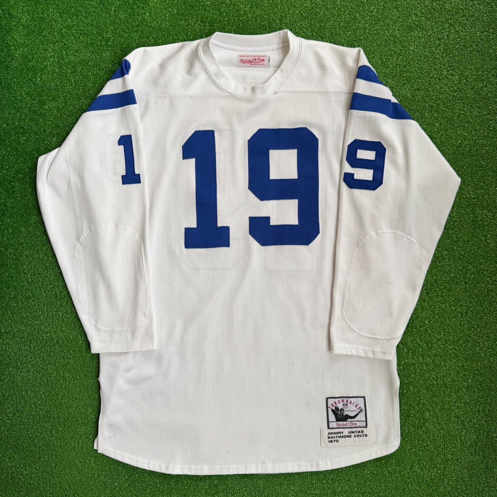 1970 Johnny Unitas Baltimore Colts Mitchell & Ness Authentic NFL Jersey Size 48