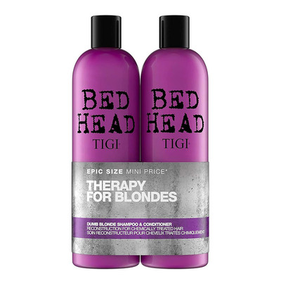 Bed Head by TIGI Dumb Blonde Shampoo and Conditioner for Blonde Hair 25.36 Fl Oz