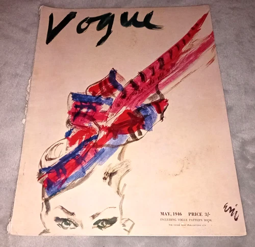 VOGUE MAGAZINE May 1946 80TH BIRTHDAY GIFT Norman Parkinson VINTAGE 1940 Fashion