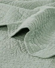 Trio of Standard-size, Quilted Bed Pillow Covers, Pillow Shams by Madison Park