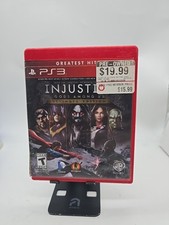 Injustice: Gods Among Us Ultimate Edition Sony PlayStation 3, 2013 Ps3 Mint