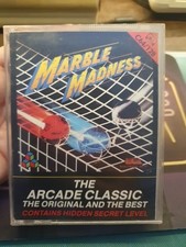 MARBLE MADNESS X COMMODORE 64 ORIGINAL GAME CASSETTE C64 GAME ELECTRONIC ARTS image