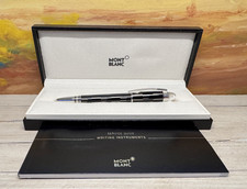 MONTBLANC StarWalker Black Mystery Platinum Plated Rollerball / Fineliner Pen