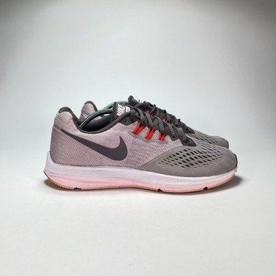 Nike Air Zoom Winflo 4 Atmosphere Grey Running Shoes Mesh Lace Women s Size 9