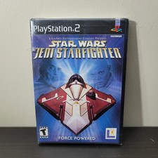 Star Wars Jedi Starfighter (PlayStation 2 PS2 2002) Sealed Small Rips in Plastic