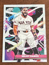 2025 Topps Cosmic Chrome Heliot Ramos Nucleus Refractor Card #41 SF Giants