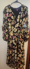 Vince Camuto Women's Plus Size 2X Floral Belted Maxi Dress NWT - $139