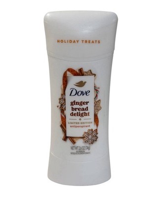 Dove Women's Antiperspirant Limited Edition Ginger Bread Delight - 2.6 Oz, NEW