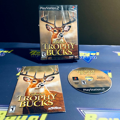 Cabela's Trophy Bucks (Sony PlayStation 2 PS2, 2007 Activision) CIB Complete