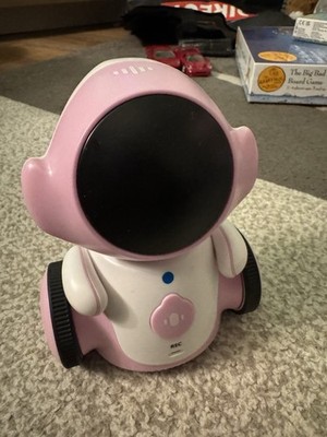 Interaktiver sprechender Roboter Spielzeug - Sprachbefehle, Happy Birthday, Aufnahme & Wiedergabe, rosa
