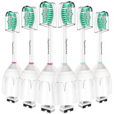 Toptheway Replacement Brush Heads Compatible with 6 Count Pack of 1 , Green