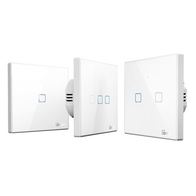 Sonoff Glas Touch Smart WIFI Lichtschalter Touchcreen Wandschalter eWeLink Alexa
