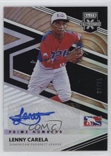 2020 Elite Extra Edition Prime Numbers B Signatures 32/51 Lenny Carela Auto zi1