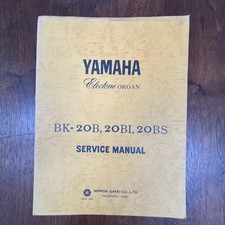VINTAGE YAMAHA ELECTONE ORGAN BK-20B, 20BI, AND 20BS SERVICE MANUAL
