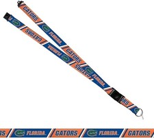 University of Florida Gators Lanyard Keychain Double Sided 18 Inch Button...