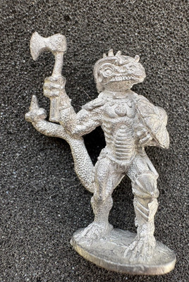 Grenadier Fantasy Lords 123 Lizardman 2 - 1983 Oldhammer Miniatur - RAR!
