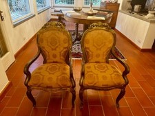 Coppia di sedie antiche originali del XVIII secolo (1700)