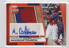2022 Panini Elite Extra Edition Orange /149 Mailerson Casanova #DMS-MC Auto 04tw