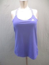 Adidas Size M Womens Black Racerback Sleeveless Climalite Activewear Tank 530