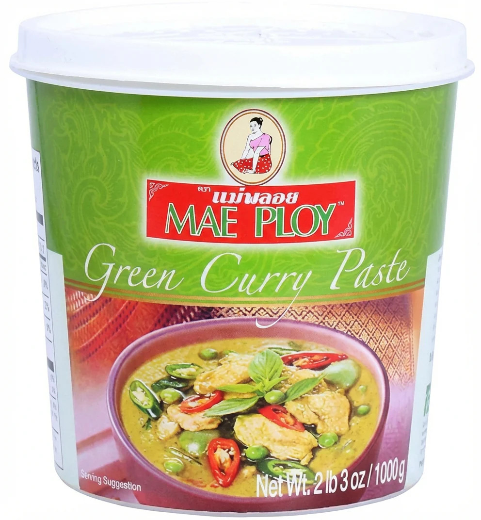 Mae Ploy Green Curry Paste 1kg Authentic Thai Cooking Essential