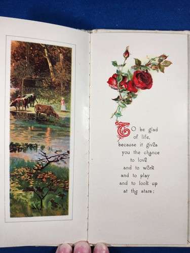 1900's Henry Van Dyke Booklet Poetry Footpath to Peace Hayes Lithographing Co - Picture 4 of 6