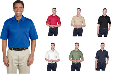 DEVON & JONES D140S MEN'S SOLID PERFECT PIMA INTERLOCK POLO