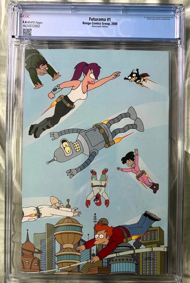 Futurama #1 2000 Bongo Comics CGC 9.4 Newsstand - Image 2 of 4