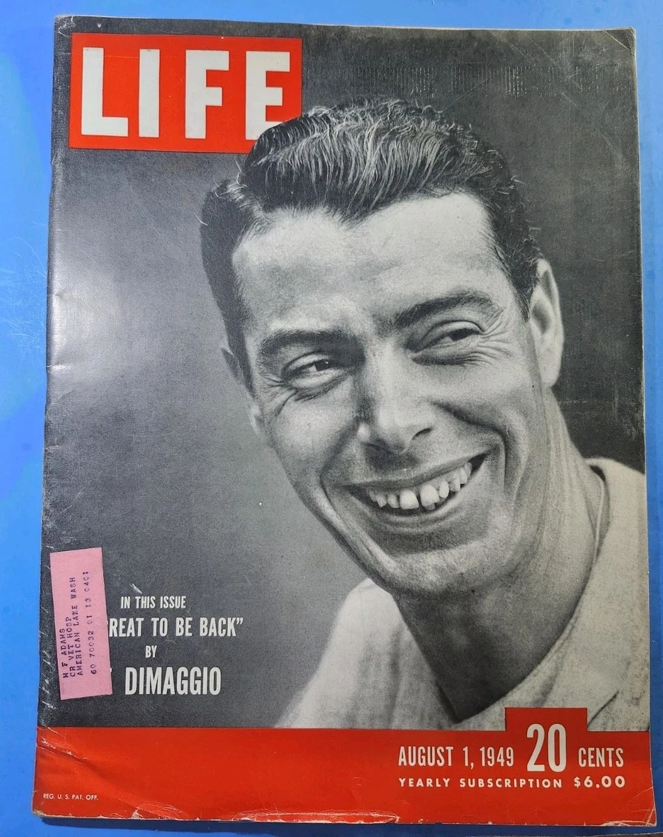 25+ Joe DiMaggio 1949 Year Vintage Sports Magazines for sale