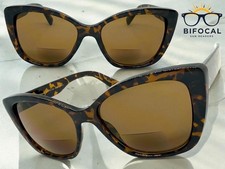 Classic Vintage Retro Cat Eye Style BIFOCAL READING SUN GLASSES READERS 3.00