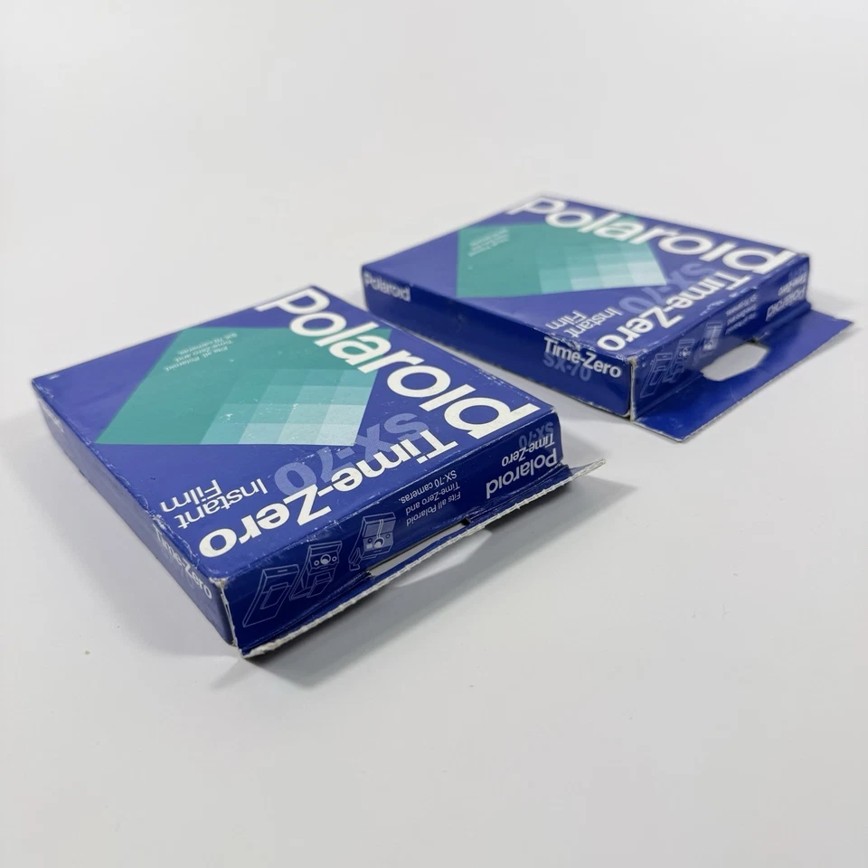 Lot Of 2 - Polaroid Time Zero SX-70 Instant Film 10 Picture Pack EXPIRED 12/97 - Image 3 of 4