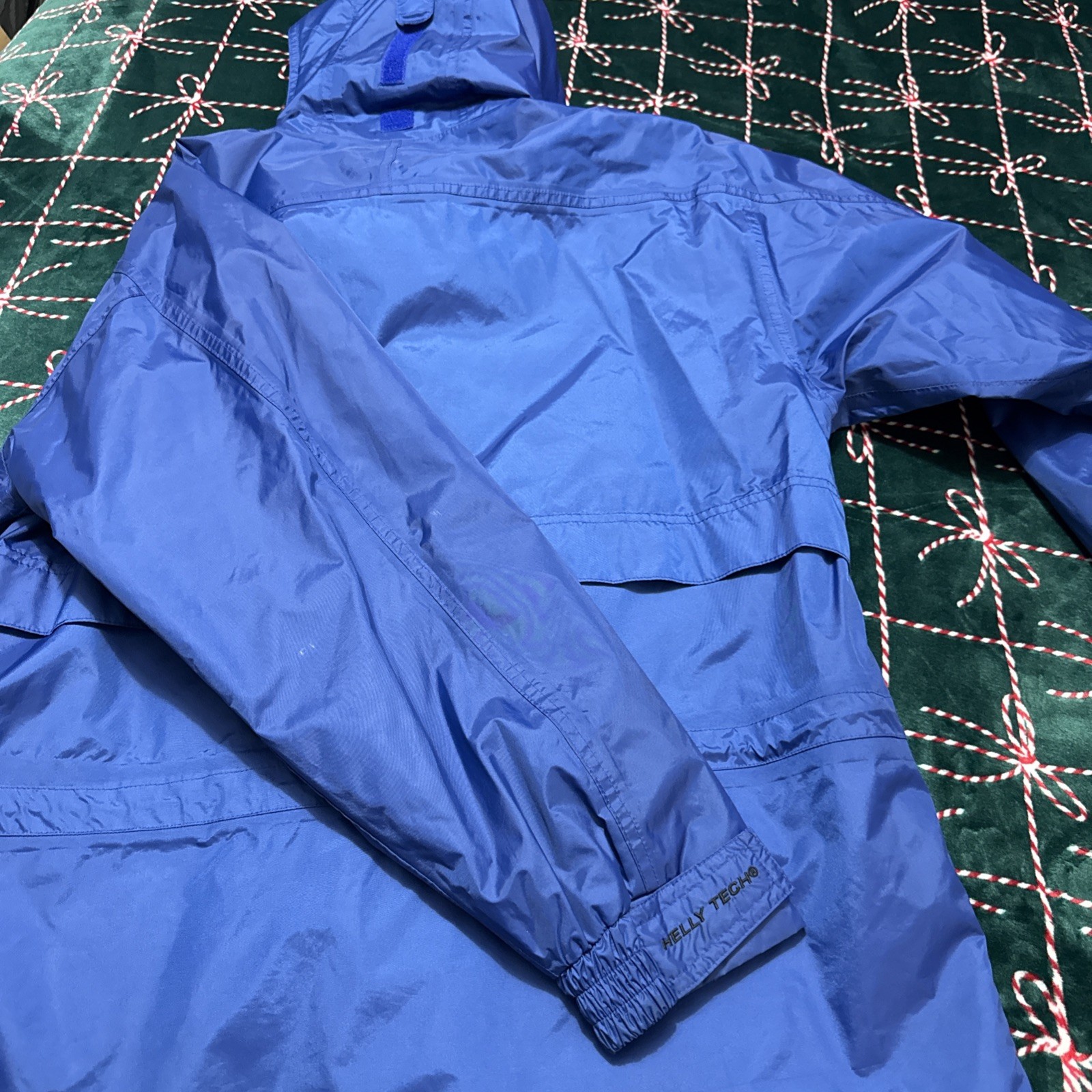 Large Helly Hansen Blue  Full Zip Windbreaker Jac… - image 12