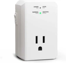 BSEED Single Outlet Surge Protector, Small Surge Protector Wall Tap with Ground 