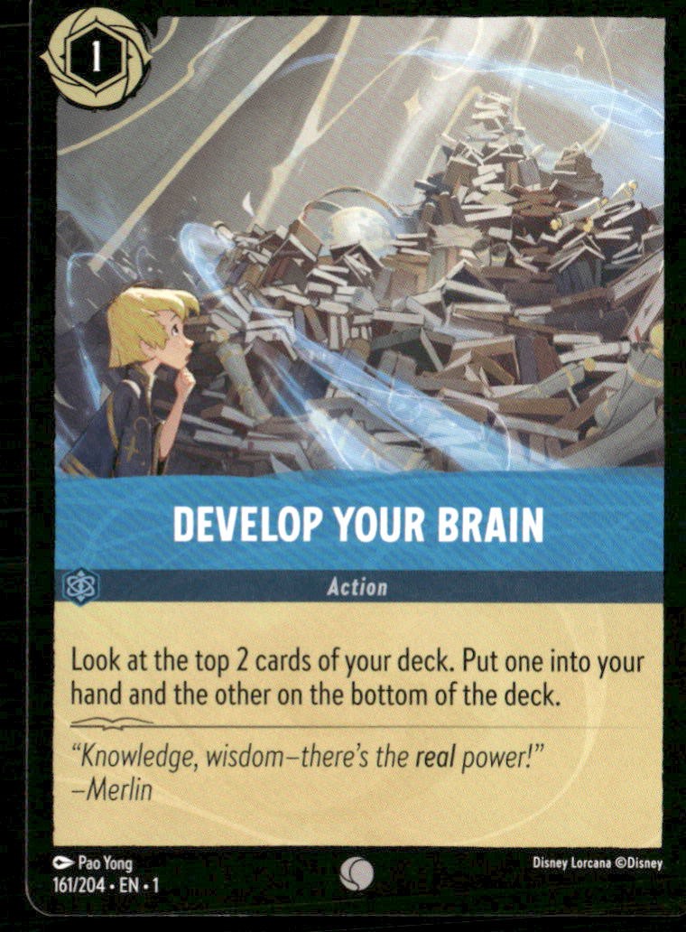 DEVELOP YOUR BRAIN 161/204 COMMON THE FIRST CHAPTER LORCANA NM