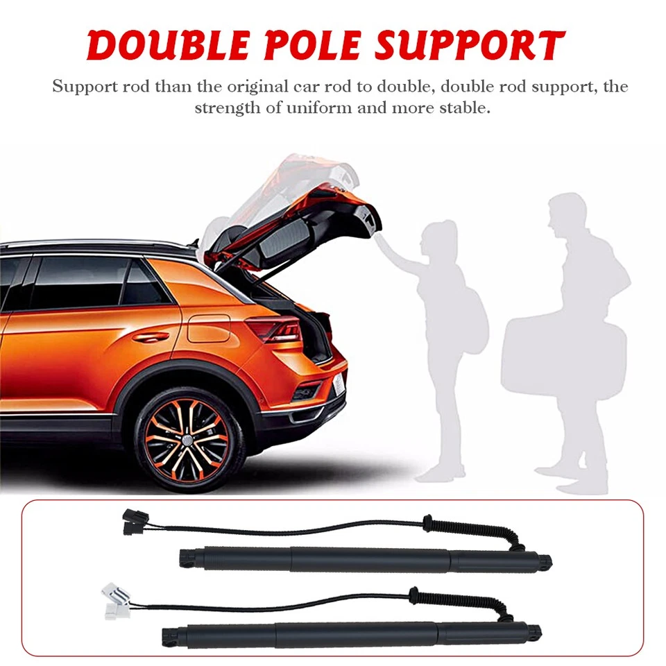 2X Soportes de elevación eléctrica para puerta trasera izquierda y derecha para Ford Edge 2009-2012 2013 Foto 3 de 4