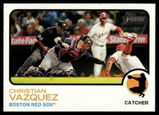 2022 Topps Heritage Christian Vazquez Boston Red Sox #213