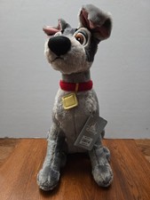 New Disney Store Tramp Plush Lady and the Tramp 16" Stuffed Animal Toy - NWT