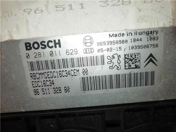 CENTRALINA Citroën C4 Coupé (LA) 2005 0281011629 / 281011629 / 9651132880 - Immagine 2 di 4