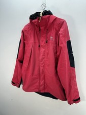 Mountain Equipment Gore-Tex Waterproof Jacket Red Black Size L Hooded