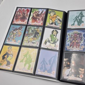 Sega Dreamcast Trading Cards Complete Full Set With Folder Foil / Base TS Card