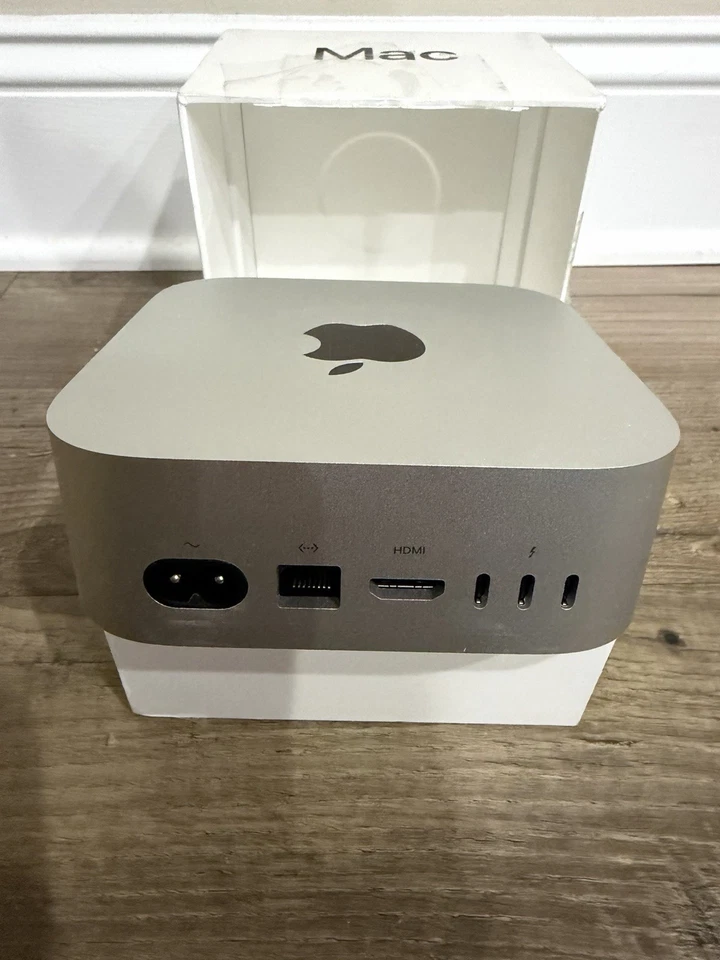 Apple MAC Mini M4 2024 Model A3238, 10C CPU/10C GPU/24GB/512GB Silver Near Mint - Image 3 of 4
