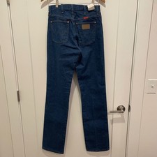NWT Wrangler Slim Fit Cowboy Cut Jeans 9x36 Dark Wash Denim Women's Jeans