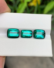 Natural Blue Green Tourmaline faceted Lot , Origin: Afghanistan