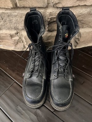 Men's Thorogood 8'' Steel Toe Moc Toe Wedge Sole Boot (U.S.A.) TH804-6208. 11D