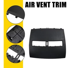 New Black Front Upper Top Center Dash Air Vent Trim Bezel For Nissan Versa 07-12