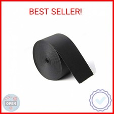 HORNO 10 Yards 2 Inch Wide Black Nylon Webbing Strap