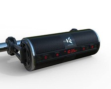 Motorcycle Speakers Bluetooth Waterproof Radio Audio System Built-in Black