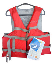 Stearns Adult Life Jacket - Universal Fit - Red